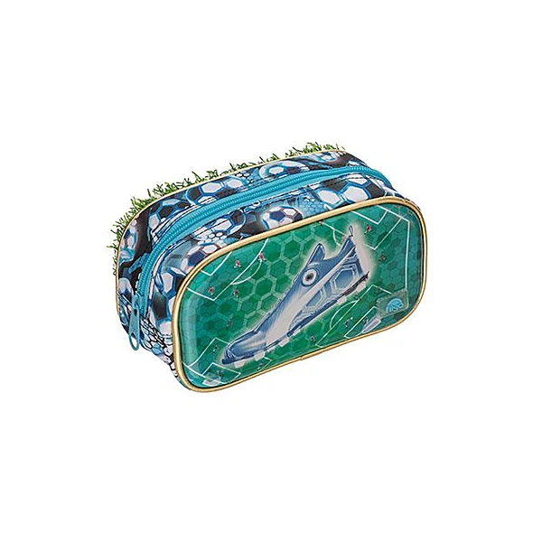 Cartuchera 1 cierre 3d pouch fútbol 2 21x12x6 cm Filgo