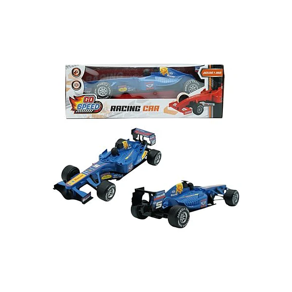 Auto formula 1 a friccion en caja 26x9x10.5 cm