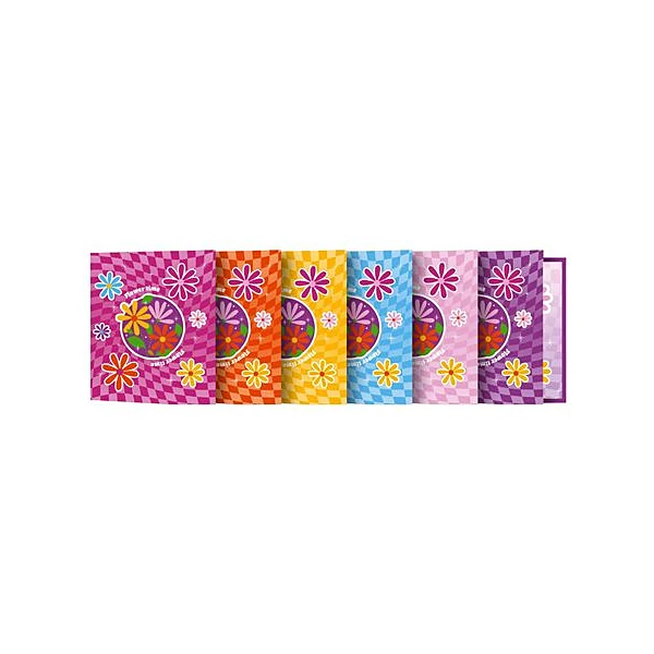 Carpeta carta 3x40 flower time