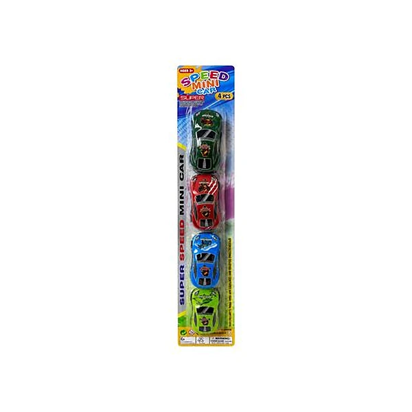 Autitos dinosaurio x4