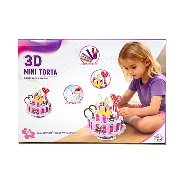 Rompecabezas 3D mini torta