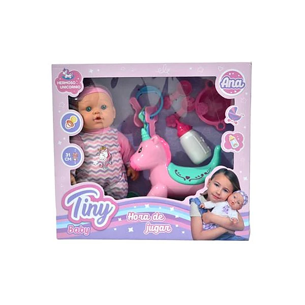 Bebote con unicornio 31 cm